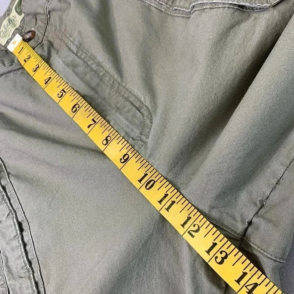 Cabela's Outdoors Men's Cargo Utility Convertible Hiking Pants Khaki Size 38X30 - Picture 9 of 12